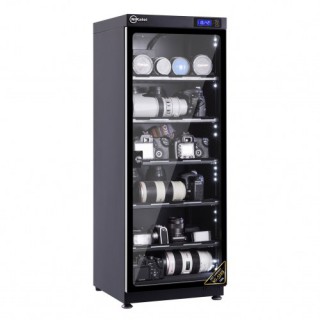 Tủ chống ẩm cao cấp Nikatei NC-120S viền nhôm mạ bạc